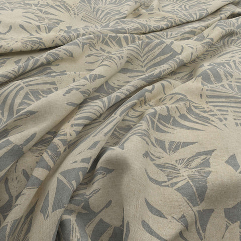 Belfield Tropical Leaves Cloud Grey