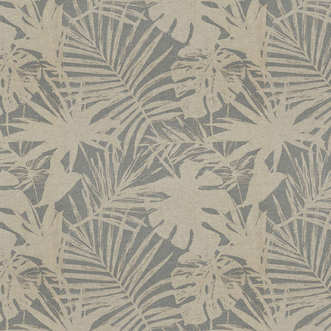 Belfield Tropical Leaves Cloud Grey