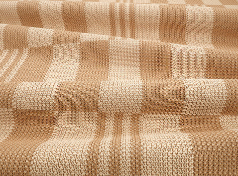 Kirkby Design Checkerboard Knit Cappuccino