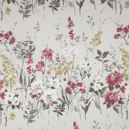 iLiv Wild Meadow Curtain Fabric Ruby