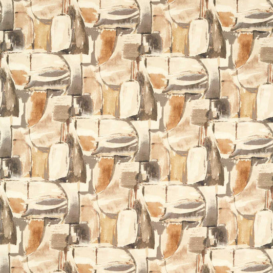 Clarke & Clarke Figura Linen/charcoal