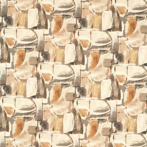 Clarke & Clarke Figura Linen/charcoal