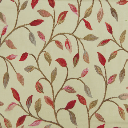 Voyage Cervino Curtain Fabric Red Nut
